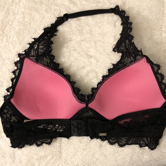 PINK Lace Bralette Lightly Lined - Picture 2 of 3